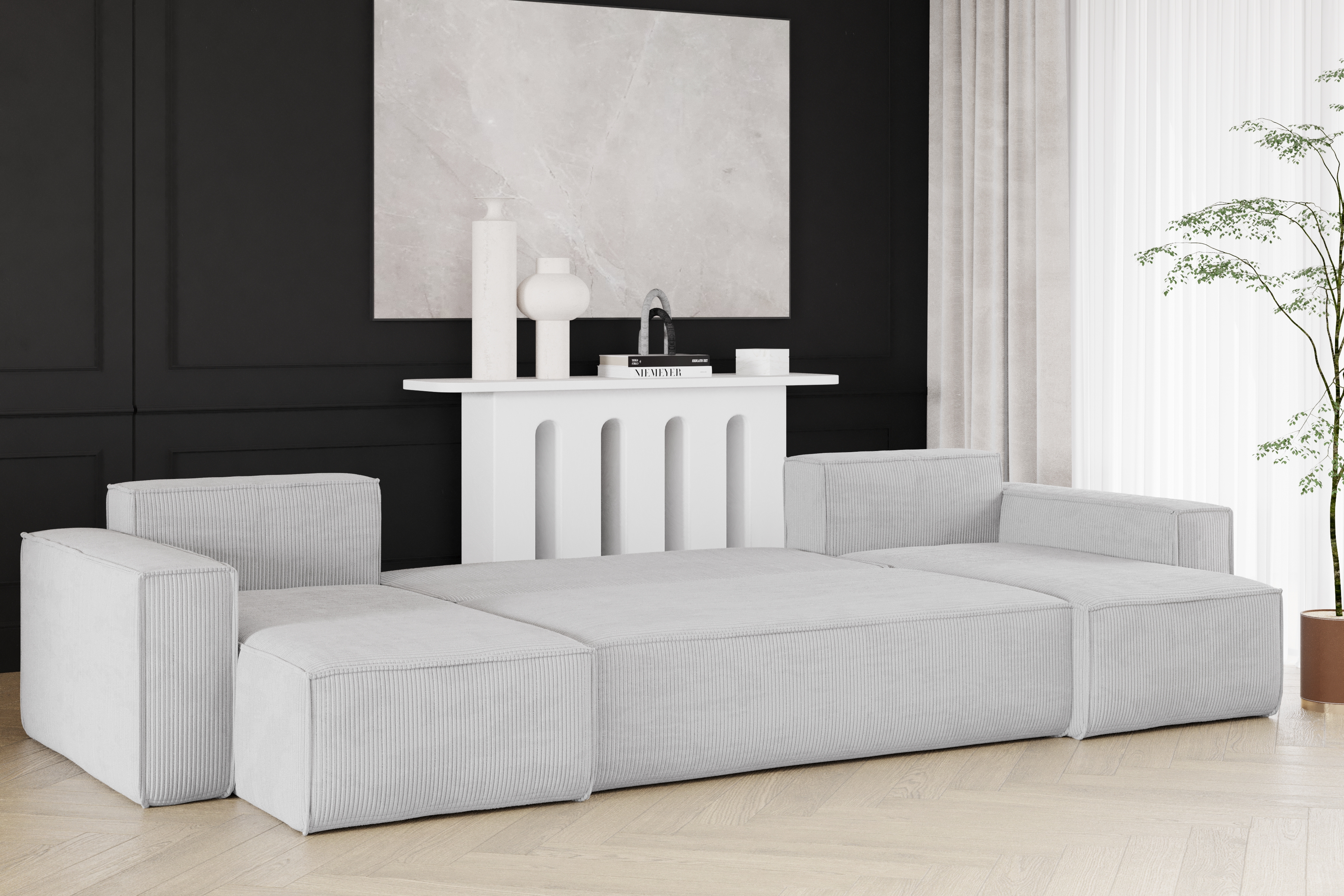 Ecksofa Karl U Schlaffunktion